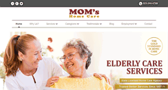 Desktop Screenshot of momshomecare.com